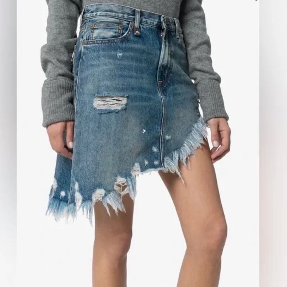 Brand New - R13 Asymmetrical Denim Skirts